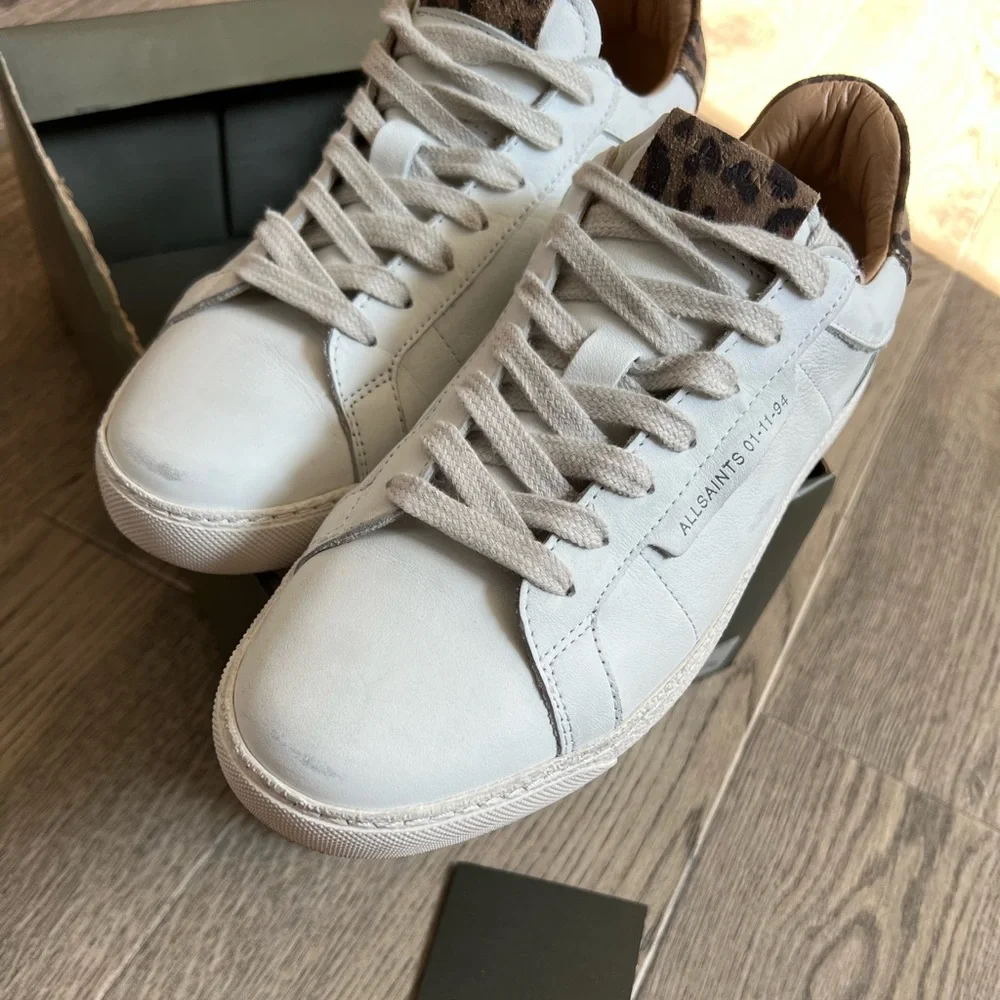 All saints sheer leopard sneaker, distressed - Picture 3 of 14